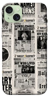 Чохол на Apple iPhone 15 Plus (6.7") Harry Potter newspaper фото 1 з 1