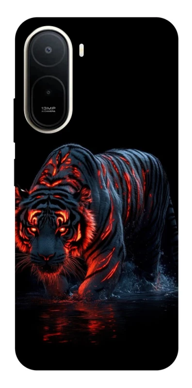Чохол на Xiaomi Redmi A7 Pro 4G fire tiger фото 1 з 2