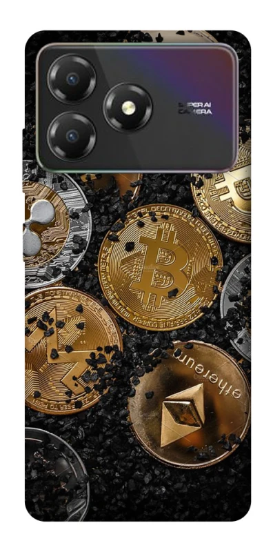 Чехол на ZTE Blade A36 Many coins v2 фото 1 из 1