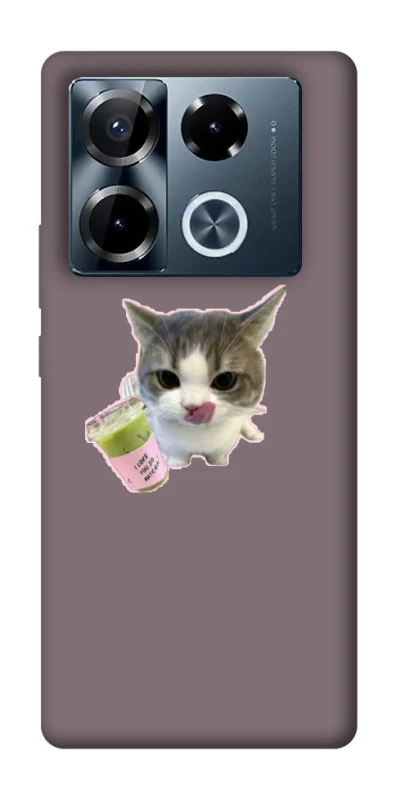 Чохол на Infinix Note 40 Pro 4G cat matcha фото 1 з 1