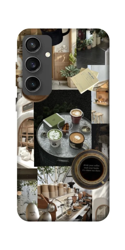 Чохол на Samsung Galaxy S24 FE Coffee collage ver.4 фото 1 з 1