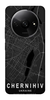 Чехол на Xiaomi Redmi A3 Chernihiv map фото 1 из 1