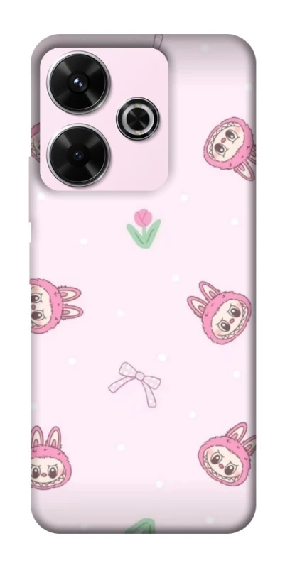 Чохол на Xiaomi Redmi 13 4G Labubu Flower фото 1 з 1