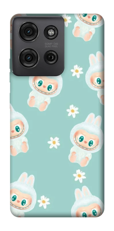 Чохол на Motorola Moto G75 Labubu Green фото 1 з 1