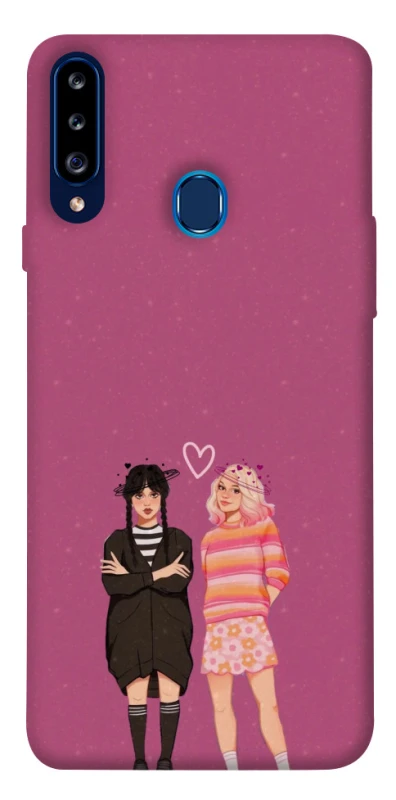 Чехол на Samsung Galaxy A20s Raven & Rainbow Wednesday фото 1 из 1