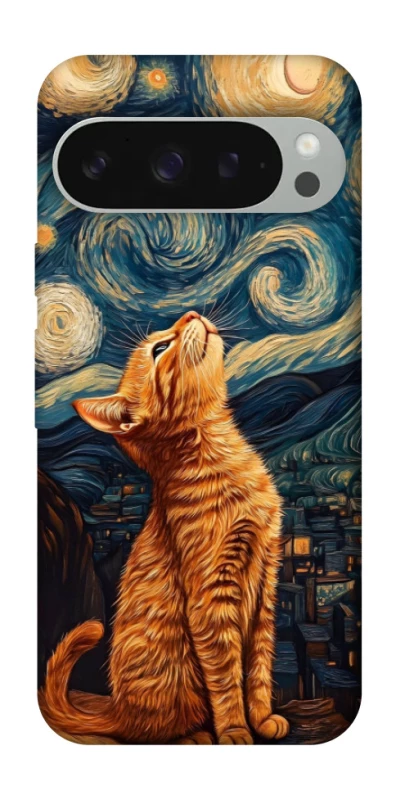 Чохол на Google Pixel 10 Pro XL van gogh cat фото 1 з 1