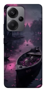 Чехол на Xiaomi Redmi Note 13 Pro+ Boat and flamingo фото 1 из 1