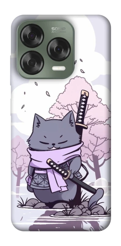 Чохол на ZTE Nubia V70 Design Samurai cat фото 1 з 1