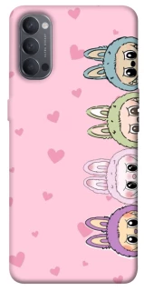 Чехол на Oppo Reno 4 All Labubu 4 фото 1 из 1