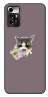 Чохол на ZTE Blade A72 cat matcha фото 1 з 1