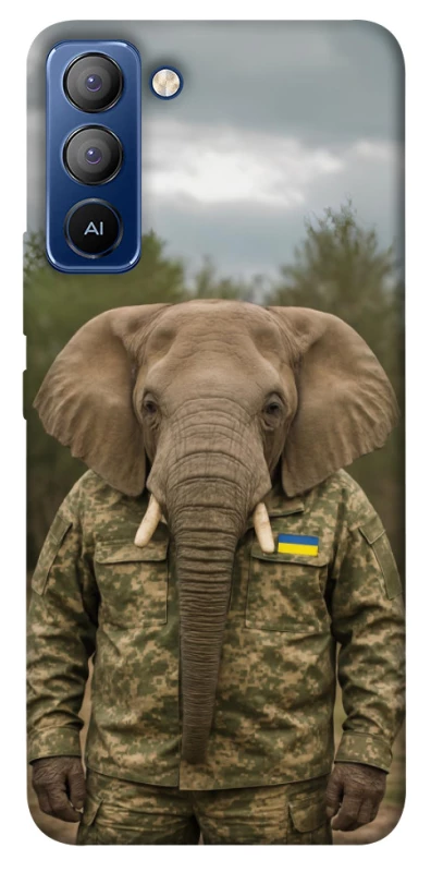 Чохол на TECNO Pop 5 LTE Слон захисник фото 1 з 1