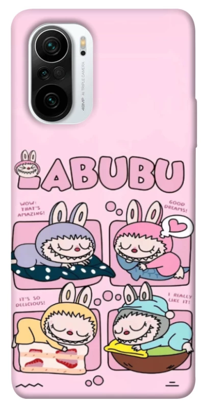 Чехол на Xiaomi Redmi K40 / K40 Pro / K40 Pro+ / Poco F3 Labubu Dreams Collage фото 1 из 1