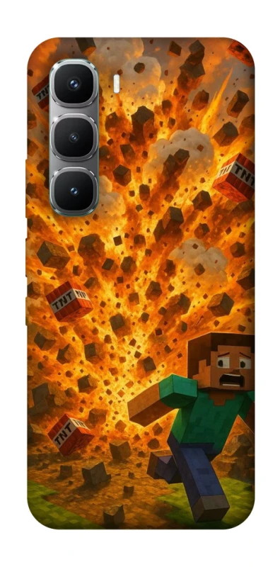 Чохол на Infinix Hot 60 Pro Minecraft v7 фото 1 з 1