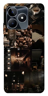 Чехол на Realme C53 Coffee collage ver.1 фото 1 из 1