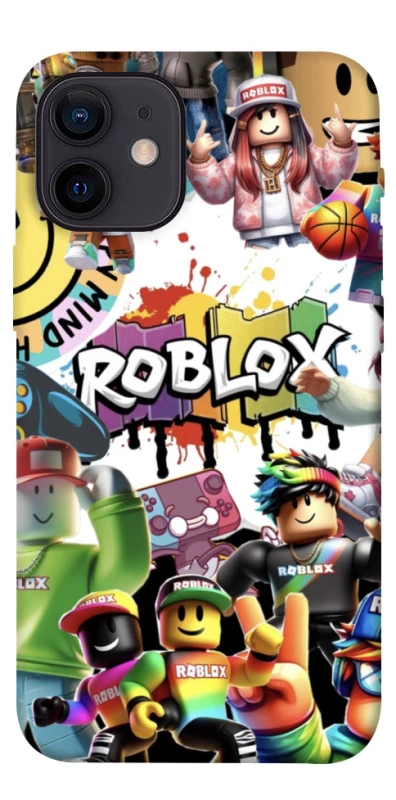 Чохол на Apple iPhone 12 mini (5.4") Roblox Characters Collage фото 1 з 1