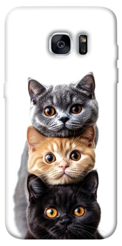 Чохол на Samsung G935F Galaxy S7 Edge Гарні котики фото 1 з 1
