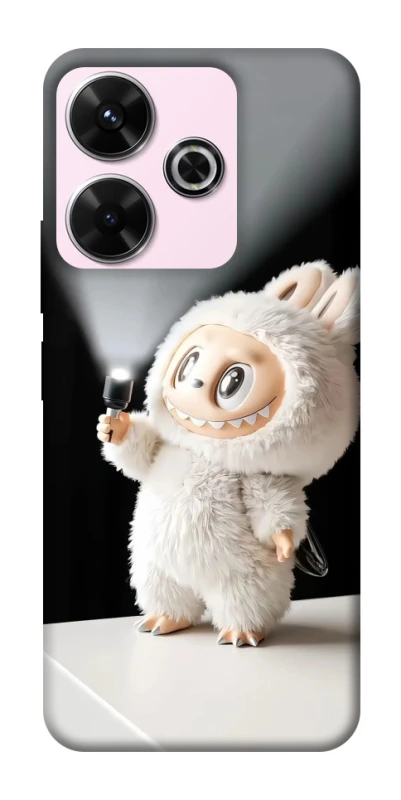 Чохол на Xiaomi Poco M6 4G Labubu with flashlight ver.2 фото 1 з 1