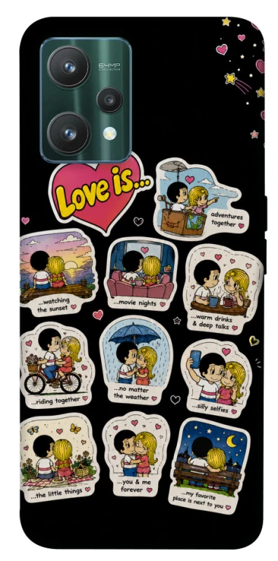 Чохол на Realme 9 Pro Love is ver.4 фото 1 з 1