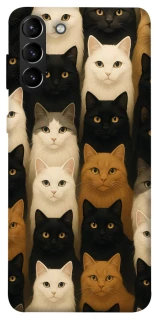 Чохол на Samsung Galaxy S21+ Colorful Cat Collage фото 1 Чохол на Samsung Galaxy S21+ Colorful Cat Collage фото 1 з 1
