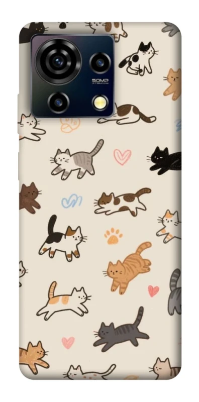 Чохол на ZTE Blade V50 Vita Cat style ver.2 фото 1 з 1