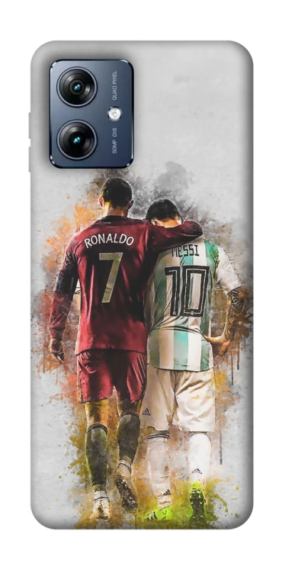 Чохол на Motorola Moto G54 Power Ronaldo та Messi фото 1 з 1