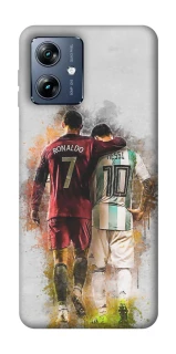 Чохол на Motorola Moto G54 Power Ronaldo та Messi фото 1 з 1