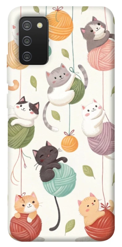 Чохол на Samsung Galaxy A02s Funny Kittens фото 1 з 1