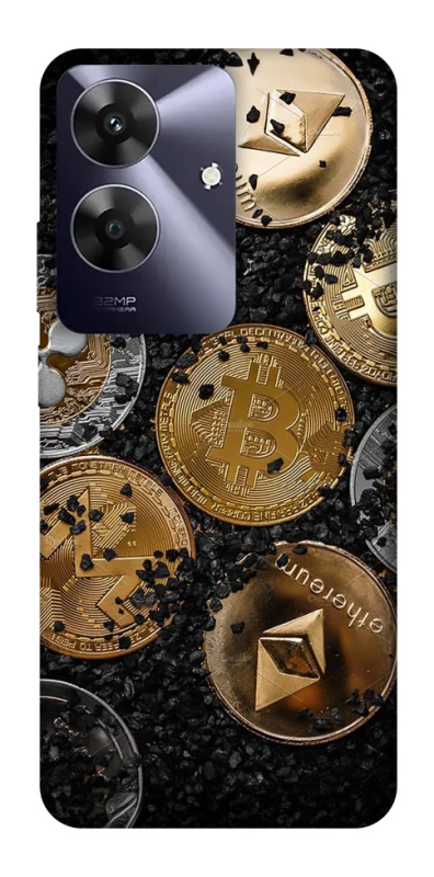 Чехол на Realme Note 60 Many coins v2 фото 1 из 1