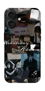 Чехол на Apple iPhone 16 Wednesday Collage ver.1 фото 1 из 1
