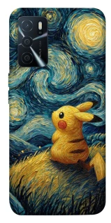 Чохол на Oppo A16s / A16 Pikachu and Van Gogh фото 1 з 1