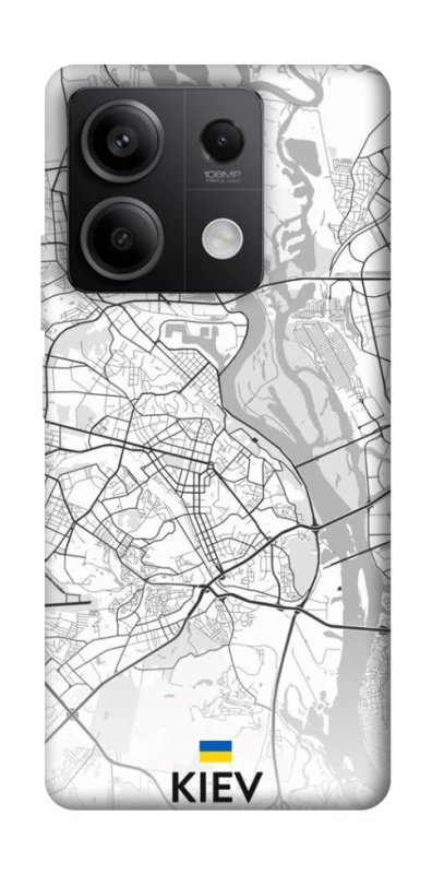 Чохол на Xiaomi Redmi Note 13 5G Kiev white map фото 1 з 1