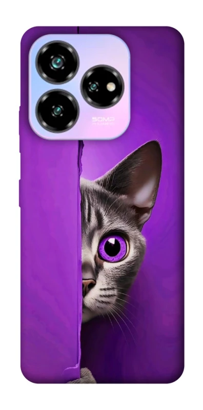 Чохол на ZTE Nubia V60 Desing Кіт-підглядач фото 1 з 1