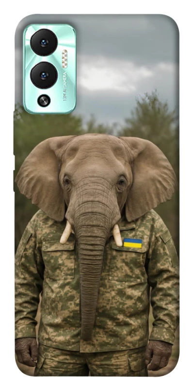 Чохол на Infinix Hot 12 Play Слон захисник фото 1 з 1