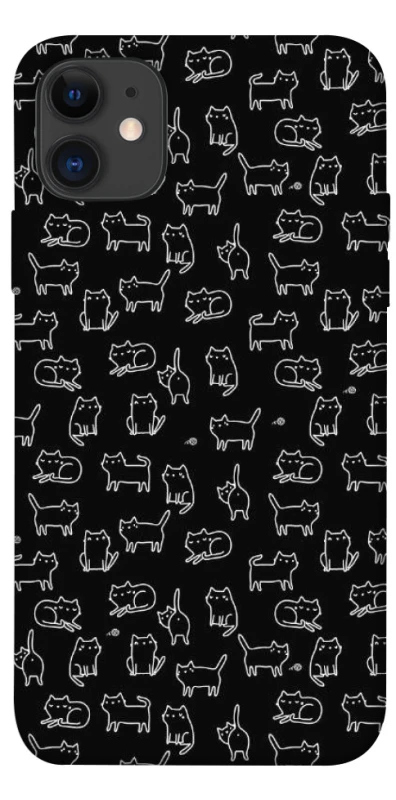 Чехол на Apple iPhone 11 (6.1") Black Cats фото 1 из 1