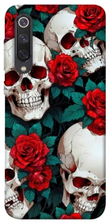 Чехол на Xiaomi Mi 9 SE skull and rose фото 1 из 1