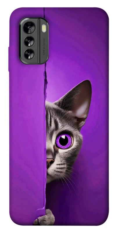 Чохол на Nokia G60 Кіт-підглядач фото 1 з 1