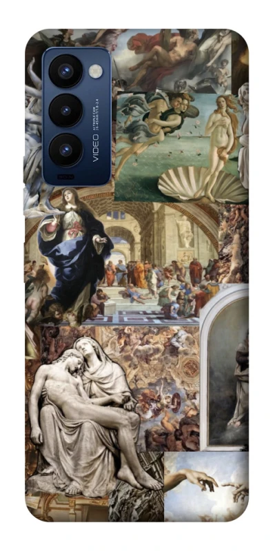 Чехол на TECNO Camon 18 Pro Art collage ver.10 фото 1 из 1