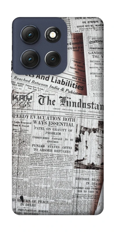 Чохол на Motorola Moto G86 Газети фото 1 з 1