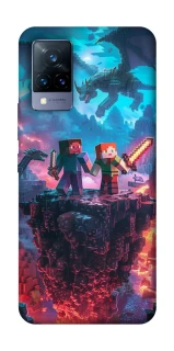 Чохол на Vivo V21 Minecraft v3 фото 1 з 1