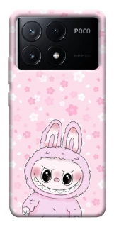 Чохол на Xiaomi Poco X6 Pink Labubu фото 1 з 1