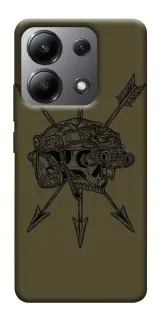 Чохол на Xiaomi Redmi Note 13 4G Mil skull фото 1 з 1