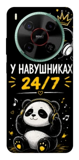 Чехол на ZTE Nubia V70 Max У навушниках 24/7 фото 1 из 1