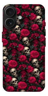 Чехол на Apple iPhone 17 (6.3") Черепа и розы фото 1 из 1