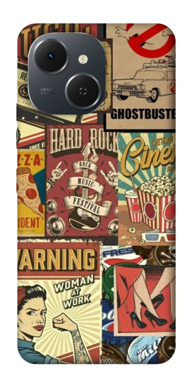 Чохол на TECNO Spark 40C Retro collage ver.2 фото 1 з 1