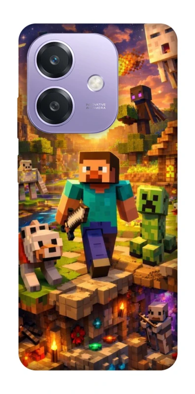 Чохол на Oppo A40m Minecraft v6 фото 1 з 1