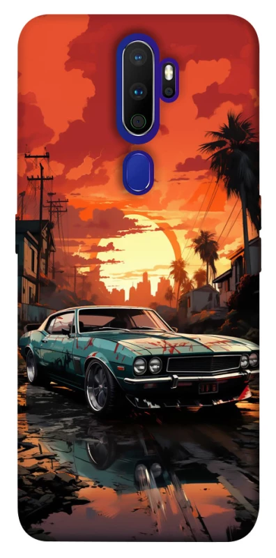 Чохол на Oppo A5 (2020) / Oppo A9 (2020) Car at sunset фото 1 з 1