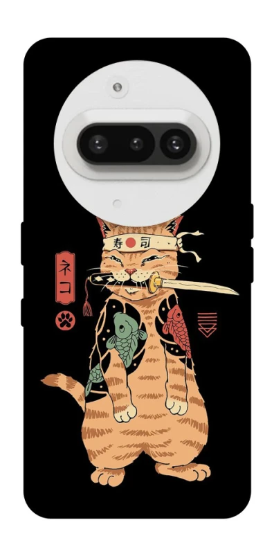 Чехол на Nothing Phone (3a) Кот-самурай фото 1 из 1