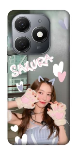 Чохол на TECNO Spark 20 Sakura - LE SSERAFIM фото 1 з 1