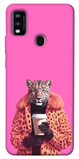 Чехол на ZTE Blade A51 Леопард с кофе фото 1 из 1