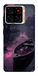 Чехол на ZTE Blade A56 Boat and flamingo фото 1 из 1